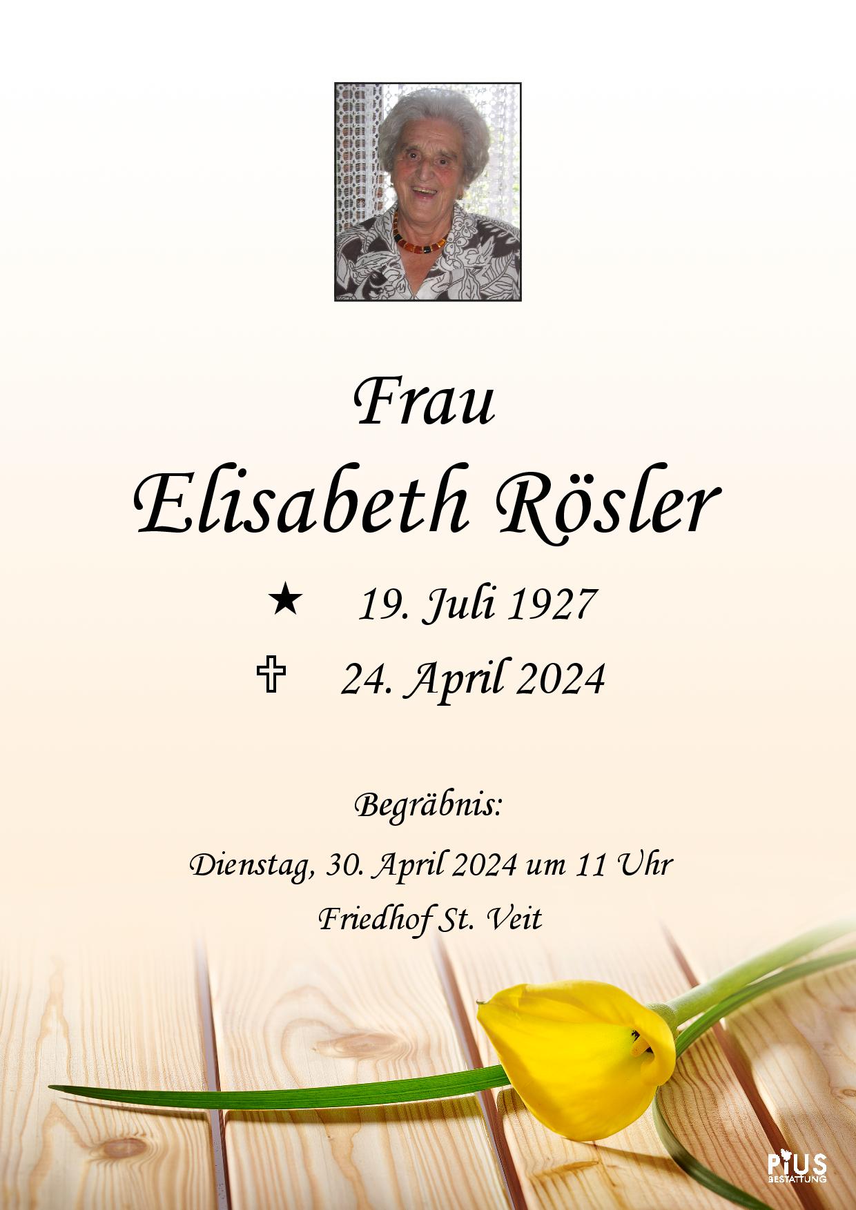 Elisabeth Rösler